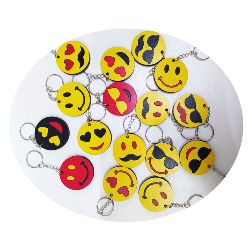 Vavsan Ahşap Emoji Anahtarlık Min:50AD