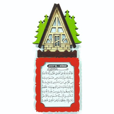 BUNGALOV AYETLİ MAGNET DOLAP SÜSÜ