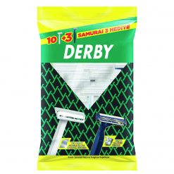 Derby 10’lu Tek Bıçak + Samurai 3 Tıraş Bıçağı 3’lü