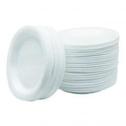 Köpük Tabak 20cm Yuvarlak 100LÜ