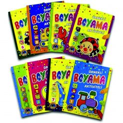ÖRNEKLİ BOYAMA SETİ 10LU PK 16SAYFA