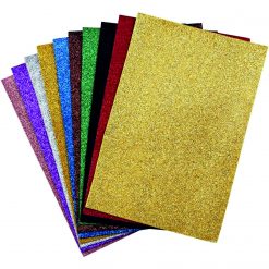 SİMLİ YAPIŞKANLI EVA 20*30 10LU RENK