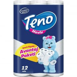 Teno Ultra Kağıt Havlu Çift Katlı 12’li