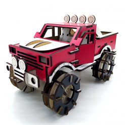 Vavsan Offroad Lüks Ahşap Oyuncak Araba