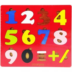 Vavsan Sayı Puzzle Yapboz Bultak Zeka Oyunları Eğitici Renkli Montessori Ahşap Oyuncak