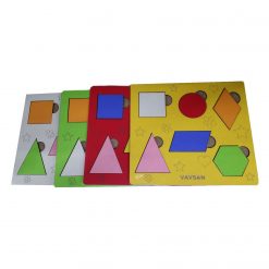 Vavsan Ahşap Şekil Puzzle Eğitici Oyuncak