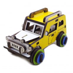 Vavsan Mini Safari Ahşap Oyuncak Araba