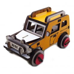 Vavsan Mini Safari Ahşap Oyuncak Araba