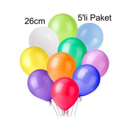 Çocuk Balonu 26cm 5 li paket