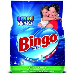 BİNGO MATİK 4KG KONS. RENKLİ BEYAZ
