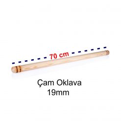 Ahşap Çam Oklava 70cm 19mm İnce