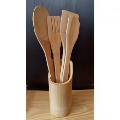 Ahşap 5 Parça Bambu Kaşıklık